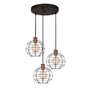 Opviq Tellini - MR - 1001 Lámpara de araña negra ajustable